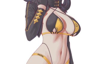 Marnie showing off her new battle outfit (Melowh) [Pokemon]