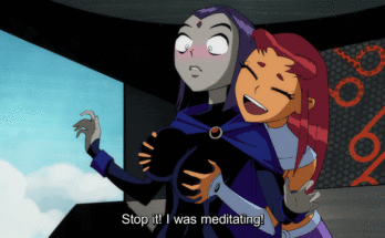 Raven & Starfire (Flou) [Teen Titans]