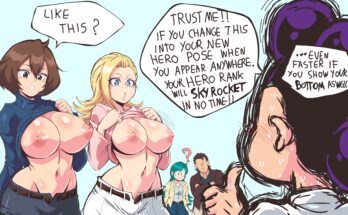 Mandalay and Pixie-Bob coached on how to recover in the Hero Rankings (Lewdamone) [My Hero Academia]