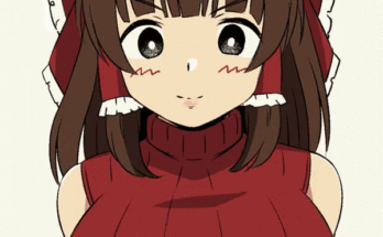 Reimu is just a little bit shy (Paburisiyasu)[Touhou Project]