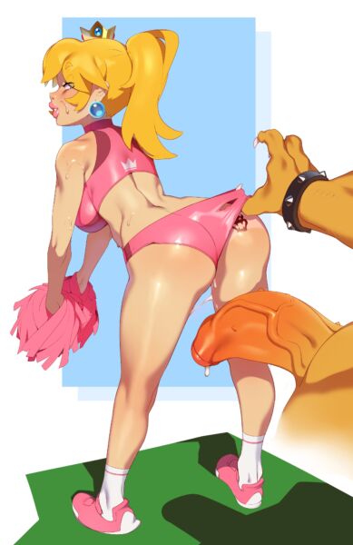 Cheerleader Peach (Combos & Doodles) [Super Mario Bros]