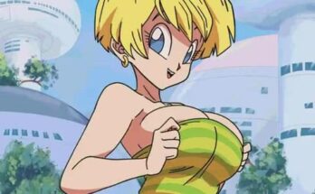 Erasa - pulls down her tube top (TwistedGrim) [Dragon Ball]