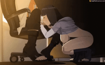 Hinata gives a blowjob (Angelyeah) [Naruto]