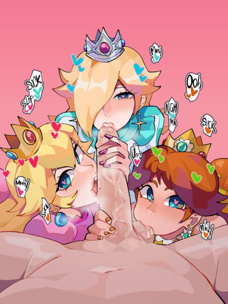 Peach, Rosalina, and Daisy (Differland) [Super Mario Bros]
