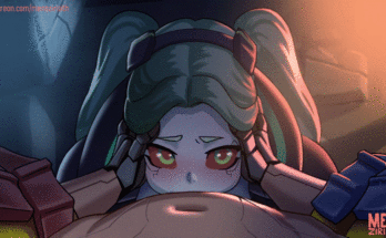 Rebecca sucking (menoziriath) [Cyberpunk2077]