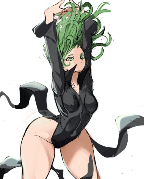 Tatsumaki - even a psychic needs to stretch her back (rakeem spoon) [One punch man]