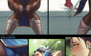 Chun Li - her favorite spot to sit for a reason (Elleciel euD) [Street Fighter]