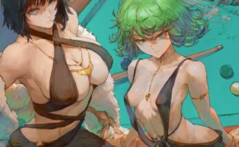 Fubuki and Tatsumaki showing off their new dresses (Cutesexyrobutts) [One Punch Man]
