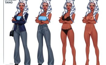 Ahsoka Tano showing off her new outfit (Olena Minko) [Star Wars]