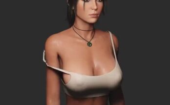 Lara's nexgen tiddies physics (Pyro) [Tomb Raider]