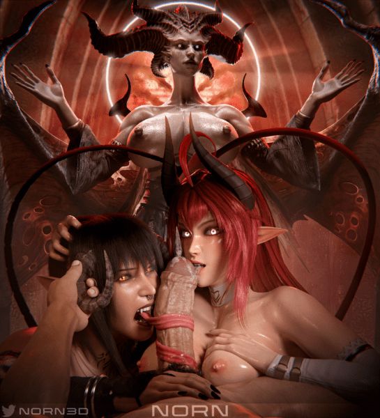 Lilith & Daemon Girl & Succubus (NORN3D) [Diablo IV]