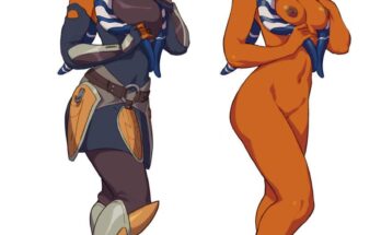 Ahsoka Tano showing off her sexy body (Blanclauz) [Star Wars]