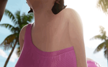 Dva at the beach [Overwatch] (grand_cupido)