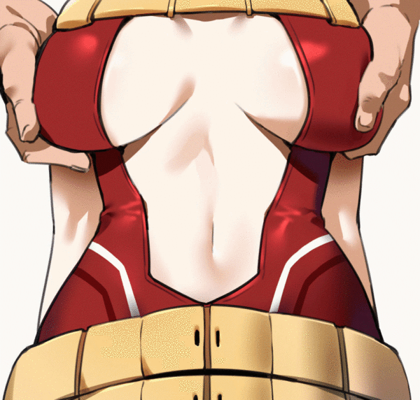 Grabbing Momo’s boobs (ばっかんき) [Boku no Hero Academia]