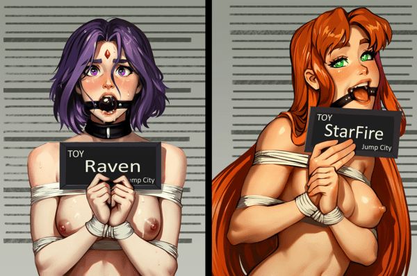 Raven and Starfire get arrested (SanePerson) [DC]