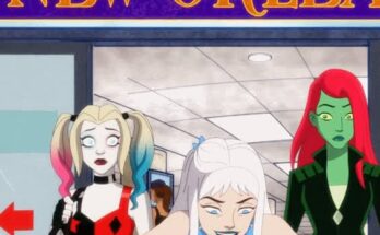 Harley Quinn, Nora Fries, Poison Ivy - tit flashing at the airport [Harley Quinn, DC]
