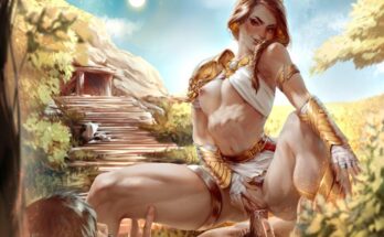 Kassandra is showing off her skills (Lerapi) [Assassin's Creed]
