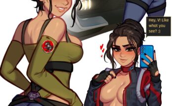 Panam showing off [Cyberpunk 2077] (blushypixy)