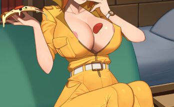 April O'Neil invites you to a nice pizza lunch (Barleyshake) [Teenage Mutant Ninja Turtles]