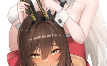 Noir and Blanc double bunny fun (kuronerinka) [Nikke]