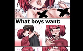 [What girls think boys want meme] by (NekoboxArt)