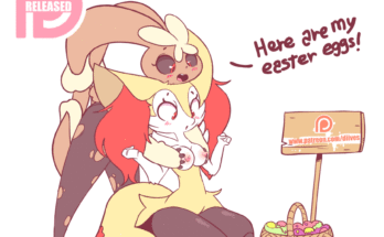 Braixen and Lopunny (Diives) [Pokémon]