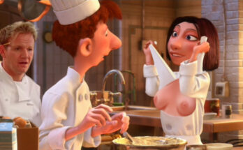 Colette showing Linguini tonight's specials [Ratatouille]