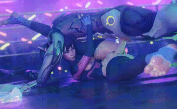 D.va and Genji (Gifdoozer) [Overwatch]