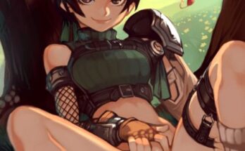 Yuffie shows where she hid the materia [Final Fantasy VII] (OptionalTypo)