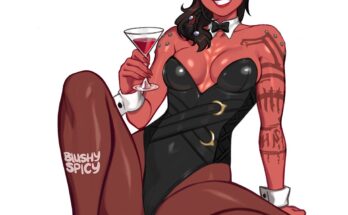 Bunnysuit Karlach [Baldur's Gate 3] (blushyspicy)