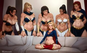 DC (Supergirl,Wonderwoman, etc.) Lesbian Gangbang (TonoraKanovich) [DC]