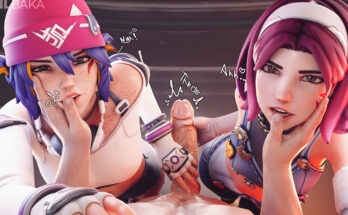Kiriko & D.Va, (EVILBAKA) [Overwatch]