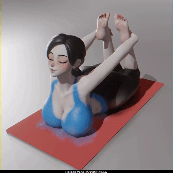 Wii-Fit Trainer's new outfit (Rushzilla) [Wii-Fit]