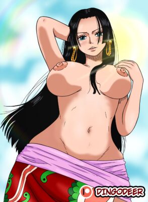 Boa Topless at sunny day (Dingodeer) [One Piece]