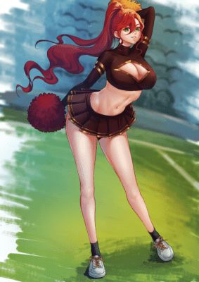 Sexy cheerleader Pyrrha (lillica) [rwby]