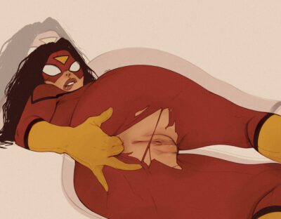 Spider-Woman playing with herself (tdp) [Marvel]