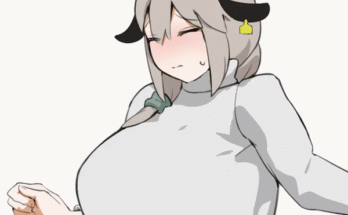 Tsuki Uzaki - milf with hidden cow bikini under a sweater (satoriwappa) [Uzaki chan wa asobitai!, Uzaki wants to hang out]