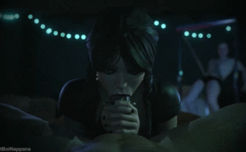 Wednesday Addams - blowjob at the freakshow, the usual sunday for her (Nappaba) [Wednesday, Addams Family]