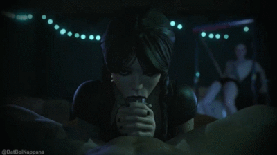 Wednesday Addams - blowjob at the freakshow, the usual sunday for her (Nappaba) [Wednesday, Addams Family]