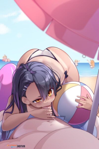 Nagatoro sucking at the beach (hot vr) [Don't Toy With Me, Miss Nagatoro]