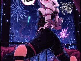 Spider-Gwen wishes you a happy 2024 [Spider-Verse] (nighty knight)