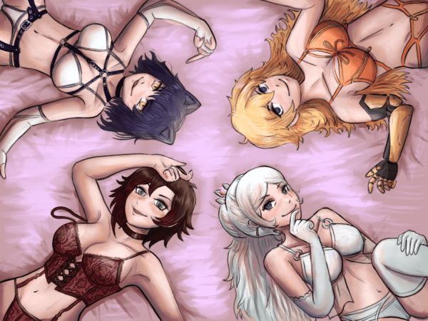 Rwby girls are ready for a fun night (pixelons) [rwby]