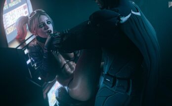 Batman filling Harley Queen with revenge (Vega) [DC Universe]