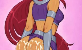 Starfire Gets Cum On Her Ass (Afrobull) [Teen Titans]