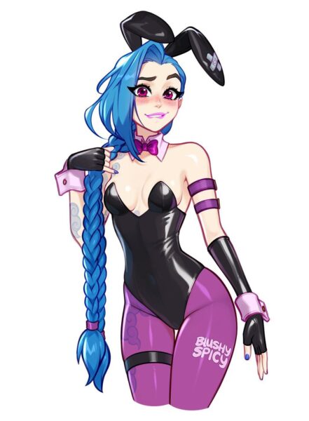 Bunny Girl Jinx (blushyspicy) [Leage of Legends]