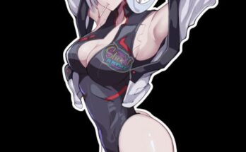 Lucy sticker design [Cyber Punk EdgeRunners]  (Stick it Anime)