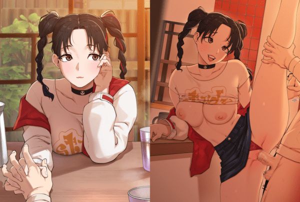 Yaoling Li during and after the date (Abbb)[Persona5X]