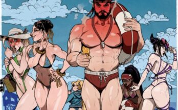 Damn, he's HOT! Cammy, Chun-Li, Juri, Kimberly, Rainbow Mika [Street FIghter] (MelyKeyB). Hope you like it :)