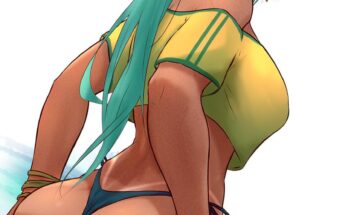 Hatsune Miku at the beach (Sora Raion) [Vocaloid]