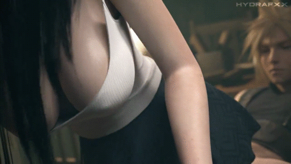 Tifa Lockhart cumming on Cloud's cock [Final Fantasy] (HydraFXX)